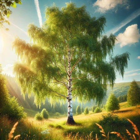 Sadzonki Brzozy Brodawkowatej 80-100 cm – 4,00 zł/szt | Betula pendula Brzoza brodawkowata zwykła biała leśna