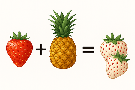 Truskawka ananasowa (Pineberry) – biała truskawka o smaku ananasa | Sadzonka